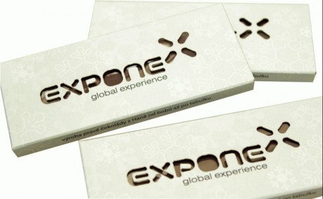 Čokolády 45g pro firmu EXPONEX